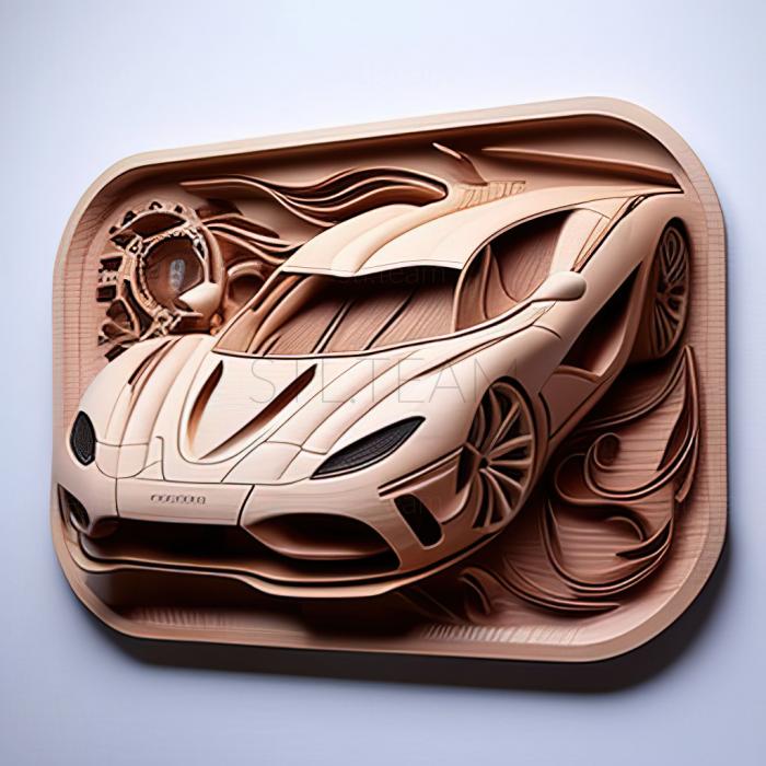 3D модель Koenigsegg CCR (STL)